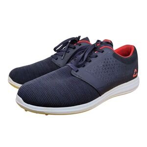 Mens Cuater by Travis Mathew‎ The Moneymaker Golf Shoes Navy/Red Men's Size 10